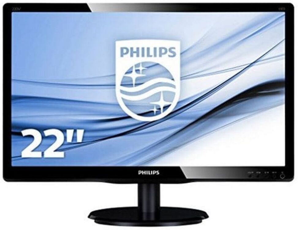 Philips V-line 223V5LSB2, 21,5 monitor, FullHD, 5ms, VGA, svart Philips V-line 223V5LSB2, 21,5 monitor, FullHD, 5ms, VGA, svart