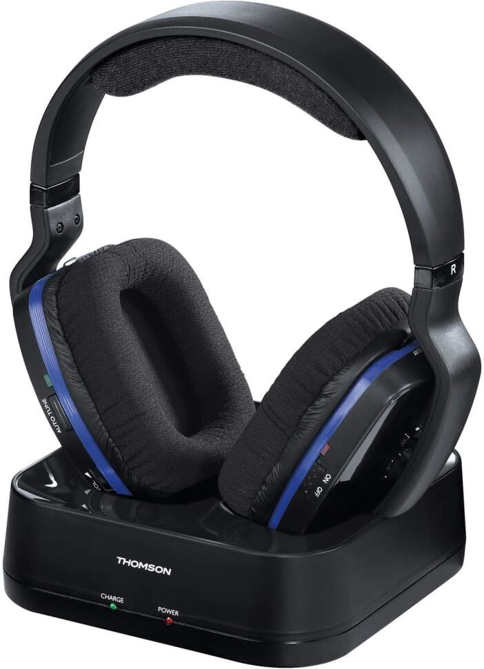 Thomson Hörlur WHP3311 Trådlös Svart Over-Ear 100m Thomson Hörlur WHP3311 Trådlös Svart Over-Ear 100m