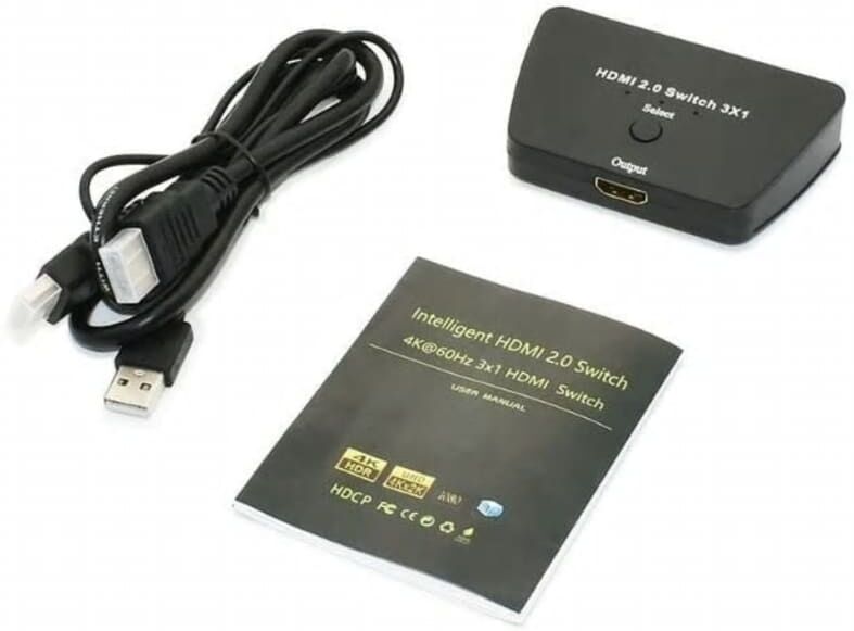 eStore HDMI Switch, 3 ingångar eStore HDMI Switch, 3 ingångar