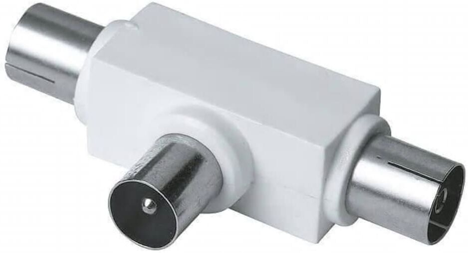 Hama EXXTER Adapter Antenn Fördelare Vit Hane-2xHona Hama EXXTER Adapter Antenn Fördelare Vit Hane-2xHona