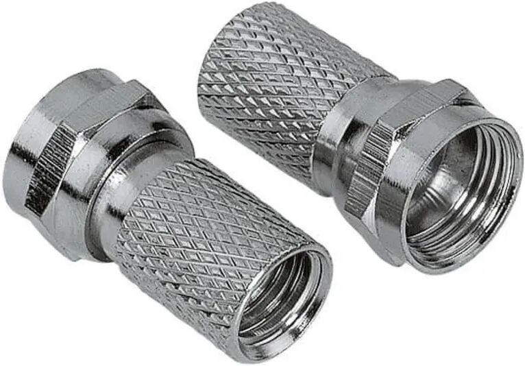 Hama Kontakter Antenn-set 2st Skruvbar F-Hane 6.5mm Hama Kontakter Antenn-set 2st Skruvbar F-Hane 6.5mm