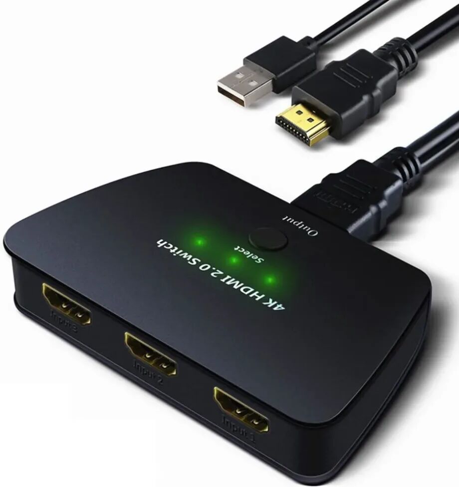 INF HDMI switch 3x1 med HDR, 3D och 4K (2160p) INF HDMI switch 3x1 med HDR, 3D och 4K (2160p)