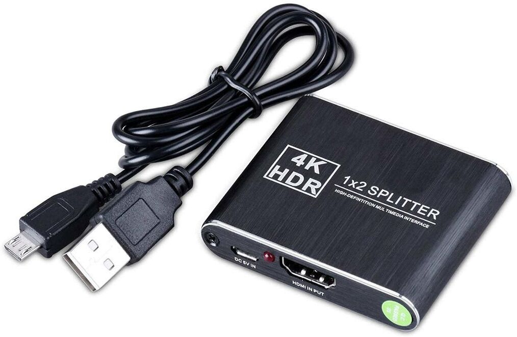 INF HDMI splitter 1x2 - 3D, full HD 1080P och 4K INF HDMI splitter 1x2 - 3D, full HD 1080P och 4K