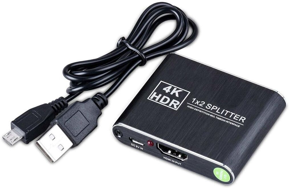 INF HDMI splitter 1x2 - 3D, full HD 1080P och 4K