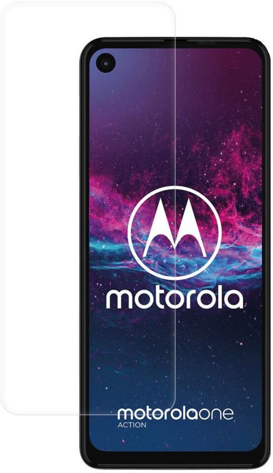 Colorfone Motorola One Vision Härdat Glas Skärmskydd Retail Colorfone Motorola One Vision Härdat Glas Skärmskydd Retail