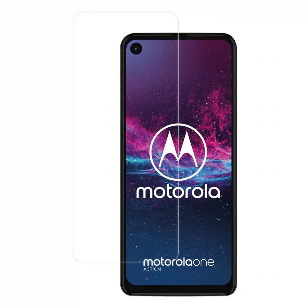 Colorfone Motorola One Action Härdat Glas Skärmskydd Retail Colorfone Motorola One Action Härdat Glas Skärmskydd Retail