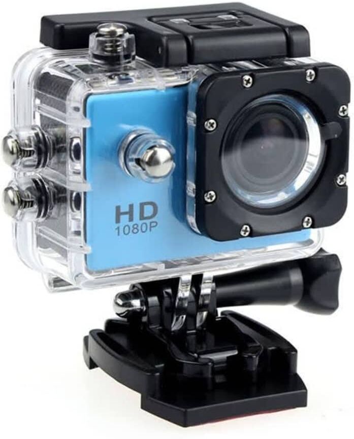 eStore Sports Cam Full HD 1080p/720p - Med tillbehör eStore Sports Cam Full HD 1080p/720p - Med tillbehör