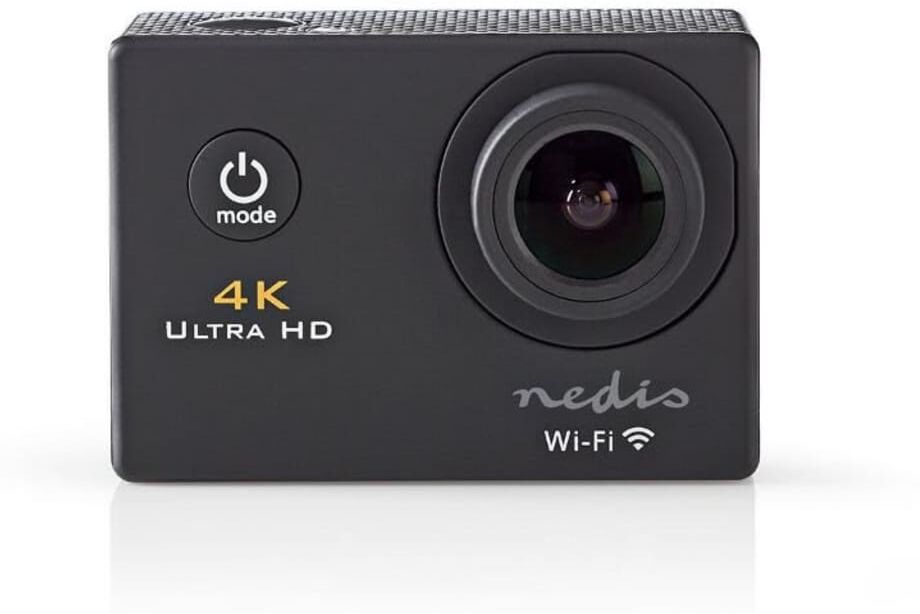 Nedis 4K Ultra HD Action Kamera, Svart Nedis 4K Ultra HD Action Kamera, Svart