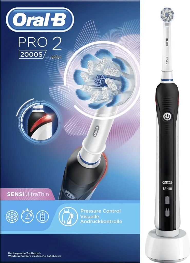 Oral B Eltandborste Pro 2 2000 Sensi UltraThin Oral B Eltandborste Pro 2 2000 Sensi UltraThin