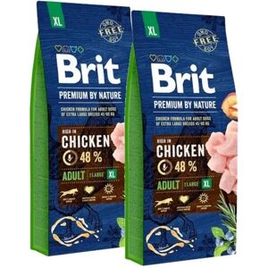 Brit Premium By Nature Adult XL 2x15 kg