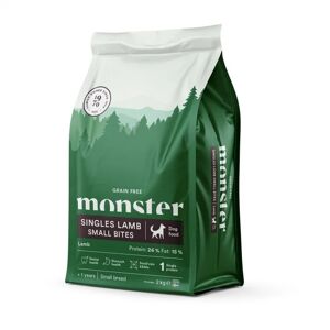Monster Pet Food Monster Dog Adult Grain Free Singles Lamb Small Bites (2 kg)
