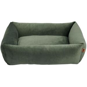 Basic Wellb Velvet Ortopedisk Hundbädd/kattbädd Grön 80x60cm Basic Wellb Velvet Ortopedisk Hundbädd/kattbädd Grön 80x60cm