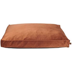 Basic Wellb Velvet Ortopedisk Hundmadrass Roströd 110x70cm Basic Wellb Velvet Ortopedisk Hundmadrass Roströd 110x70cm