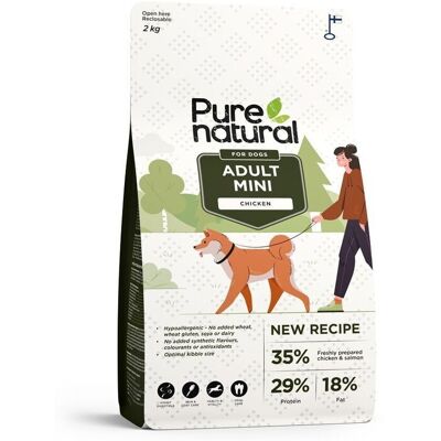 Purenatural Dog Adult Mini Chicken 2 kg Purenatural Dog Adult Mini Chicken 2 kg