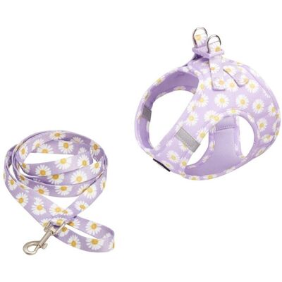 Basic Cat Daisy Kattsele Med Koppel Lila M Basic Cat Daisy Kattsele Med Koppel Lila M