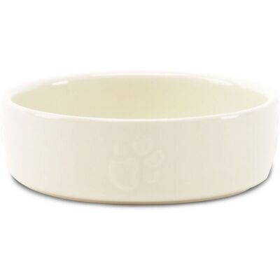 Scruffs Icon Matskål Keramik Gräddvit 13 cm Scruffs Icon Matskål Keramik Gräddvit 13 cm