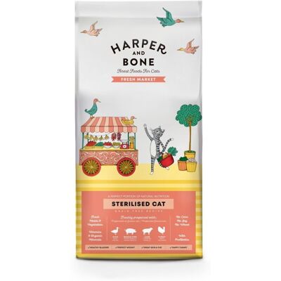 Harper and Bone Harper&bone; Cat Sterilised Fresh Market 1,5 kg Harper and Bone Harper&bone; Cat Sterilised Fresh Market 1,5 kg