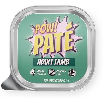 Pow! Dog Adult Lamb Paté 150 G Pow! Dog Adult Lamb Paté 150 G