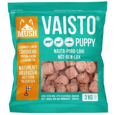 Mush Vaisto Puppy Nöt-Ren-Lax 3 kg Mush Vaisto Puppy Nöt-Ren-Lax 3 kg