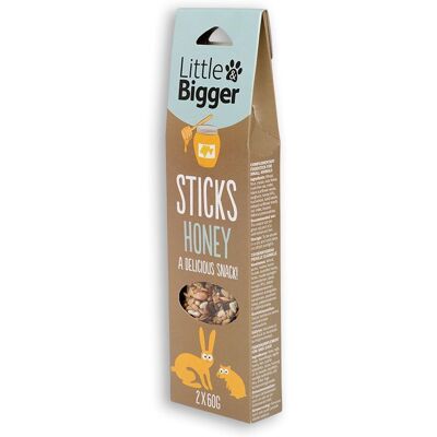 Little&bigger; Sticks Smådjur Honung 2x60 G Little&bigger; Sticks Smådjur Honung 2x60 G