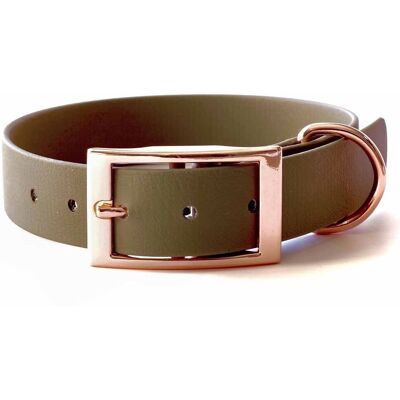 Tyylivoitto Classy Hundhalsband Stor Modell Olivgrön L Tyylivoitto Classy Hundhalsband Stor Modell Olivgrön L