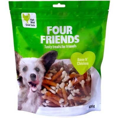 Fourfriends Dog Bone N' Chicken 400 G Fourfriends Dog Bone N' Chicken 400 G