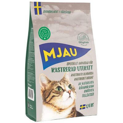 Mjau Kastrerad Utekatt 1,4 kg Mjau Kastrerad Utekatt 1,4 kg