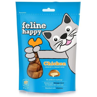 Feline Happy Kyckling Kattgodis 60 G Feline Happy Kyckling Kattgodis 60 G