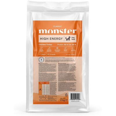 Monster Pet Food Monster Dog Classic High Energy Chicken & Turkey Torrfoder Till Hund 2kg Monster Pet Food Monster Dog Classic High Energy Chicken & Turkey Torrfoder Till Hund 2kg