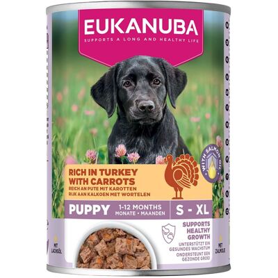 Eukanuba Dog Wet Puppy Turkey With Carrots Våtfoder Till Valp 400 G Eukanuba Dog Wet Puppy Turkey With Carrots Våtfoder Till Valp 400 G