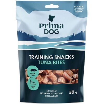 Primadog Meaty Treats Tuna Bites 100 G Primadog Meaty Treats Tuna Bites 100 G