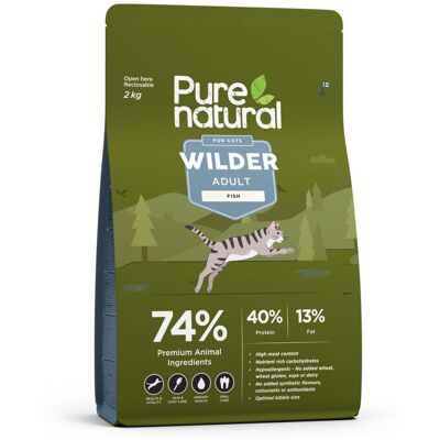 Purenatural Wilder Cat Adult Fish 2 kg Purenatural Wilder Cat Adult Fish 2 kg