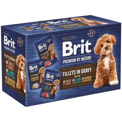 Brit Premium By Nature Dog Multipack Gravy 12x85 G Brit Premium By Nature Dog Multipack Gravy 12x85 G