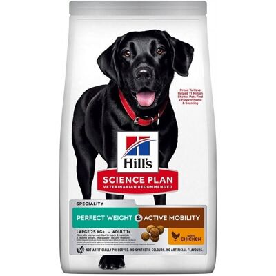 Hill's Science Plan Adult 1+ Perfect Weight & Active Mobility Large - 24kg Hill's Science Plan Adult 1+ Perfect Weight & Active Mobility Large - 24kg