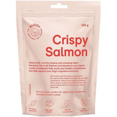 Buddy Lax och blåbär Hundgodis - Knaprig Snacks 150g Buddy Lax och blåbär Hundgodis - Knaprig Snacks 150g