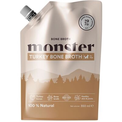 Monster Pet Food Monster Bone Broth Turkey 350ml Monster Pet Food Monster Bone Broth Turkey 350ml
