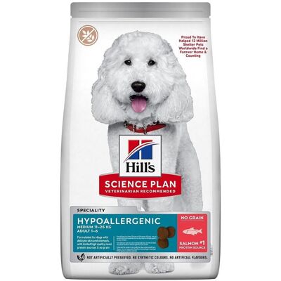 Hill's Science Plan hypoallergent torrfoder för medium hundar - 2,5kg Hill's Science Plan hypoallergent torrfoder för medium hundar - 2,5kg