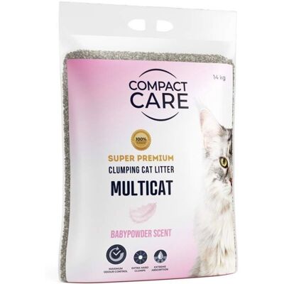 Compact Care Multicat Babypowder 14 Kg Compact Care Multicat Babypowder 14 Kg