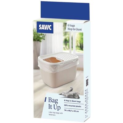 Savic Bag It Up Hop In Giant Påse Till Hop In Giant Kattlåda 6 St Savic Bag It Up Hop In Giant Påse Till Hop In Giant Kattlåda 6 St