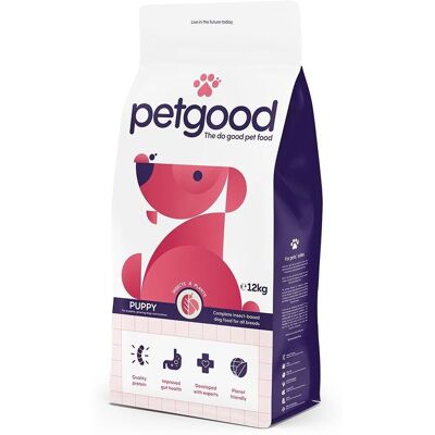 Petgood Puppy & Junior Valpfoder Med Insektsprotein 12 kg Petgood Puppy & Junior Valpfoder Med Insektsprotein 12 kg