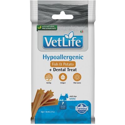 Farmina Hundgodis Vet Life Hypoallergen Fisk & Sötpotatis Mini - Hundgodis Farmina Hundgodis Vet Life Hypoallergen Fisk & Sötpotatis Mini - Hundgodis