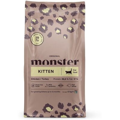 Monster Pet Food Monster Cat Kitten Chicken & Turkey 6 kg Monster Pet Food Monster Cat Kitten Chicken & Turkey 6 kg