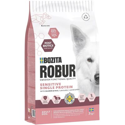 Bozita Robur Adult Sensitive Single Salmon 3kg Bozita Robur Adult Sensitive Single Salmon 3kg