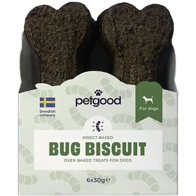 Petgood Biscuits Hundkex Med Insektsprotein 6x30 G Petgood Biscuits Hundkex Med Insektsprotein 6x30 G