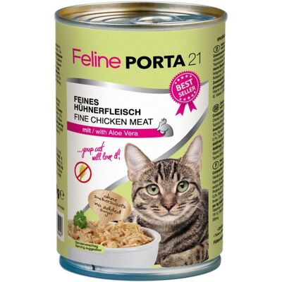 Porta 21 Kyckling Tonfisk Kattsmatta - Naturlig & Premium - 12x400g Porta 21 Kyckling Tonfisk Kattsmatta - Naturlig & Premium - 12x400g