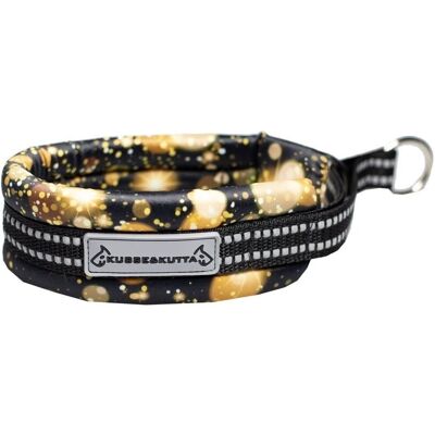 Kusse & Kutta Hundhalsband Vadderat Svart & Guld 4 Kusse & Kutta Hundhalsband Vadderat Svart & Guld 4