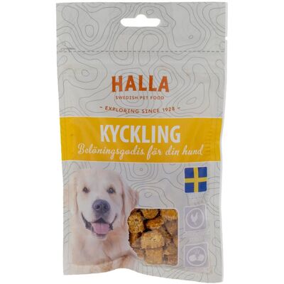 Halla Pet Food Halla Kyckling Belöningsgodis För Hund 80 G Halla Pet Food Halla Kyckling Belöningsgodis För Hund 80 G