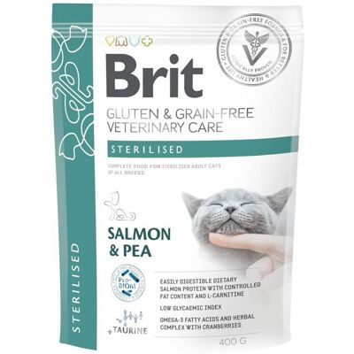 Brit Veterinary Diet Brit Grain Free Veterinary Care Cat Sterilised 400 g Brit Veterinary Diet Brit Grain Free Veterinary Care Cat Sterilised 400 g