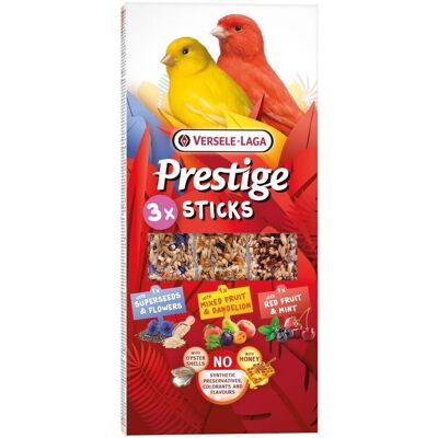 Versele Laga Prestige Sticks för Kanariefåglar - 3 Smaker 10 x 90 g Versele Laga Prestige Sticks för Kanariefåglar - 3 Smaker 10 x 90 g