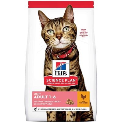 Hill'S Science Plan Cat Adult Light Chicken 10 kg Hill'S Science Plan Cat Adult Light Chicken 10 kg